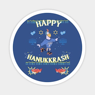 Happy Hanukkrash! Magnet